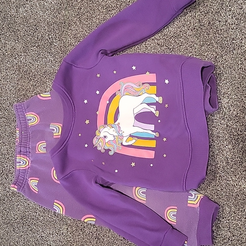 Unicorn toddler outfit